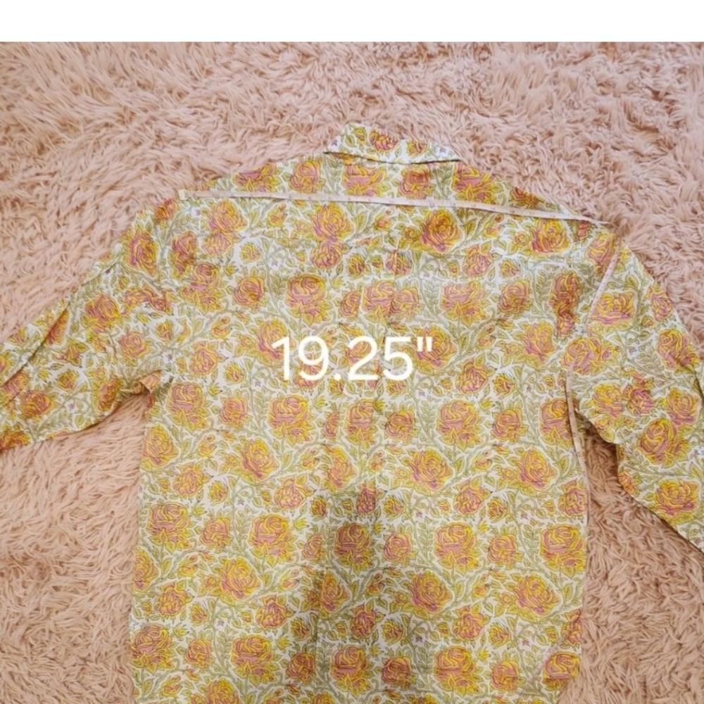 SZ BLOCKPRINTS x J CREW Floral Disco Pants & Shirt Set XS - Picture 9 of 16